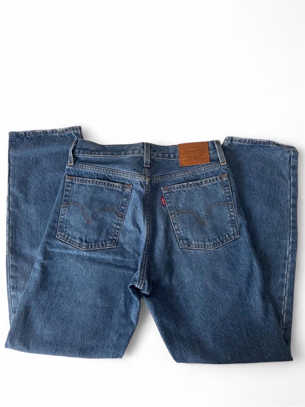 Levi’s wedgie straight blue jeans size 26